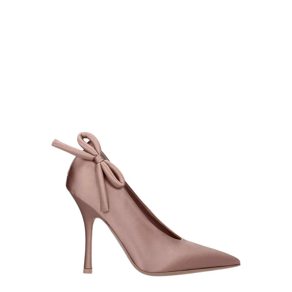 Valentino Garavani Pink Satin High Heel Pumps VA-8547460972809-EU37.5/US7.5