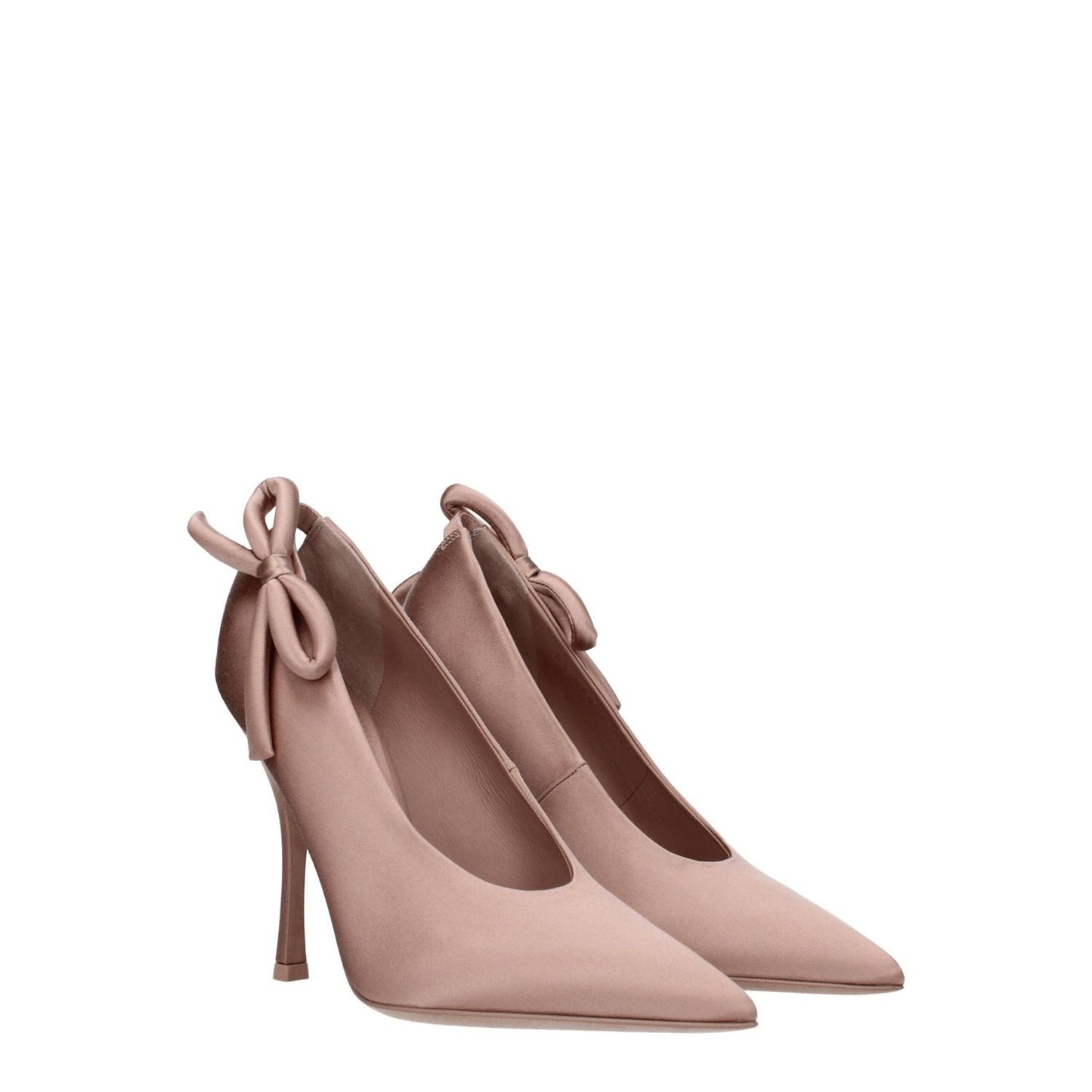 Valentino Garavani Pink Satin High Heel Pumps VA-8547460972809-EU37.5/US7.5