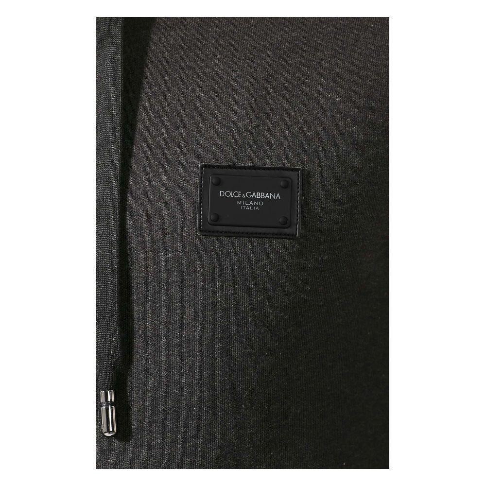 Dolce & Gabbana Gray Cotton Sweater DO-15917-IT44 | XS