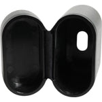 Dolce & Gabbana Black Leather Logo Print Flip Holder Men Airpods Case