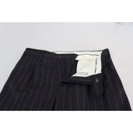 Dolce & Gabbana Gray Wool Blend Formal Trousers Pants PAN71937-48