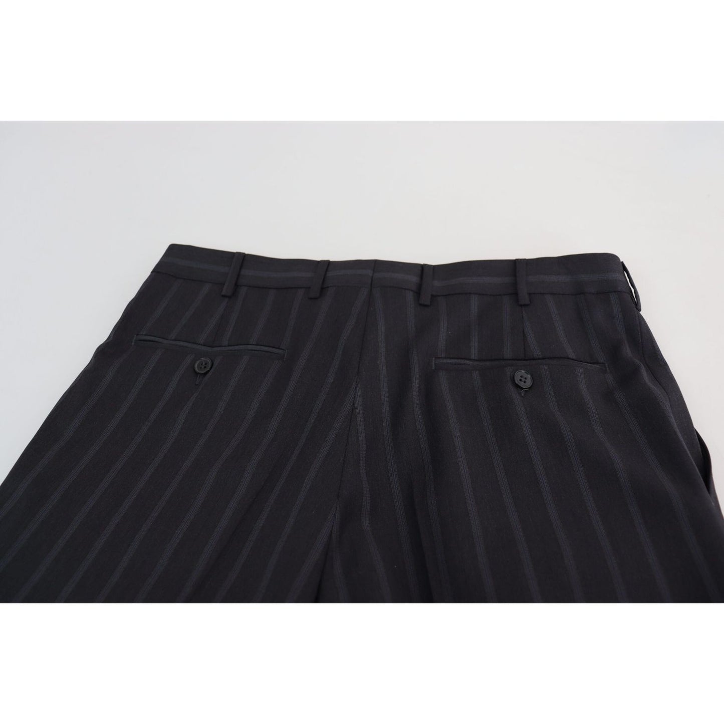 Dolce & Gabbana Gray Wool Blend Formal Trousers Pants PAN71937-48