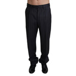 Dolce & Gabbana Gray Wool Blend Formal Trousers Pants PAN71937-48