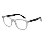Polaroid Transparent Unisex Glasses Frame with full-rim design, cellulose propionate material, and demo lenses. Size 50-13-145.