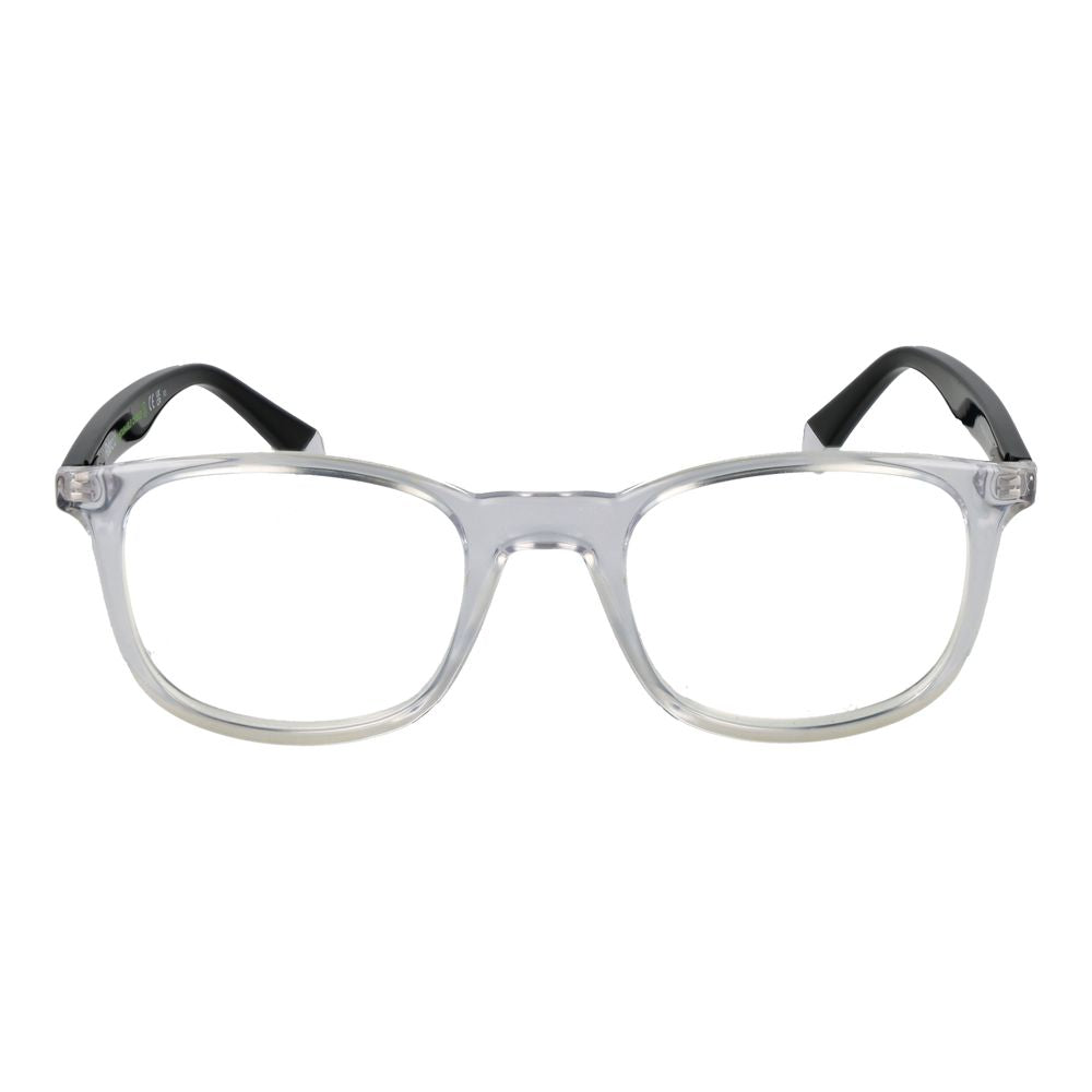 Polaroid Transparent Unisex Glasses Frame, full-rim shaped, cellulose propionate, 50-13-145 size, includes branded case.