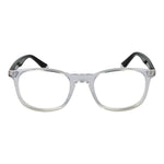 Polaroid Transparent Unisex Glasses Frame, full-rim shaped, cellulose propionate, 50-13-145 size, includes branded case.