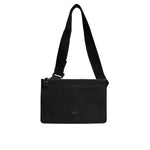Dolce & Gabbana Black Leather Logo Embossed Waist Fanny Pack Borse Bag