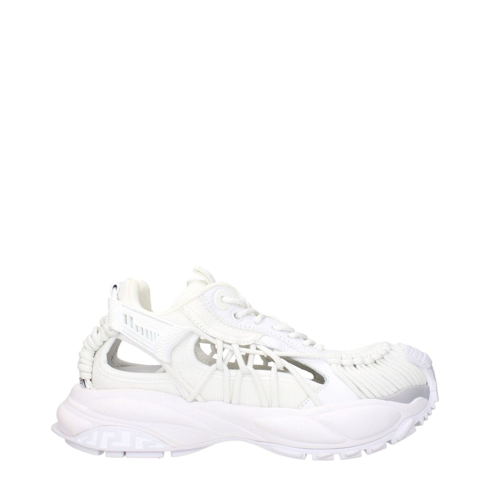 Versace White Leather Low Tops VE-15247743549705-EU37/US7