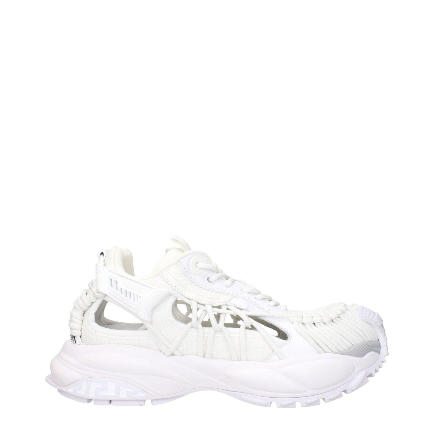 Versace White Leather Low Tops VE-15247743549705-EU37/US7