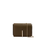 Giada Olive Green Leather Crossbody Bag