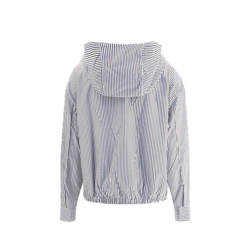 Prada Striped hooded Jacket