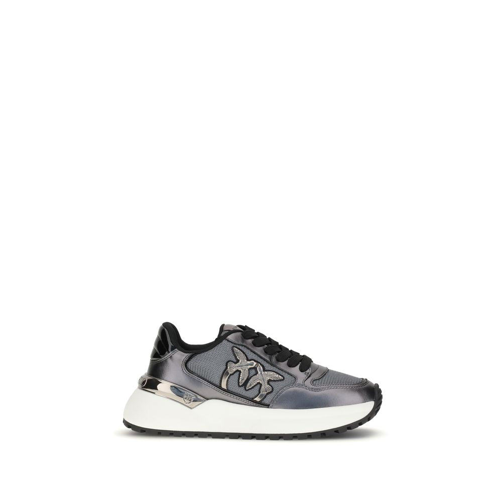 PINKO Glitter Sneakers PI-SS0055P105KZ7MESHPEWTER-EU36/US6