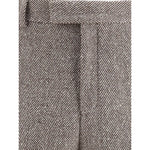 Ferragamo Wide chevron Pants