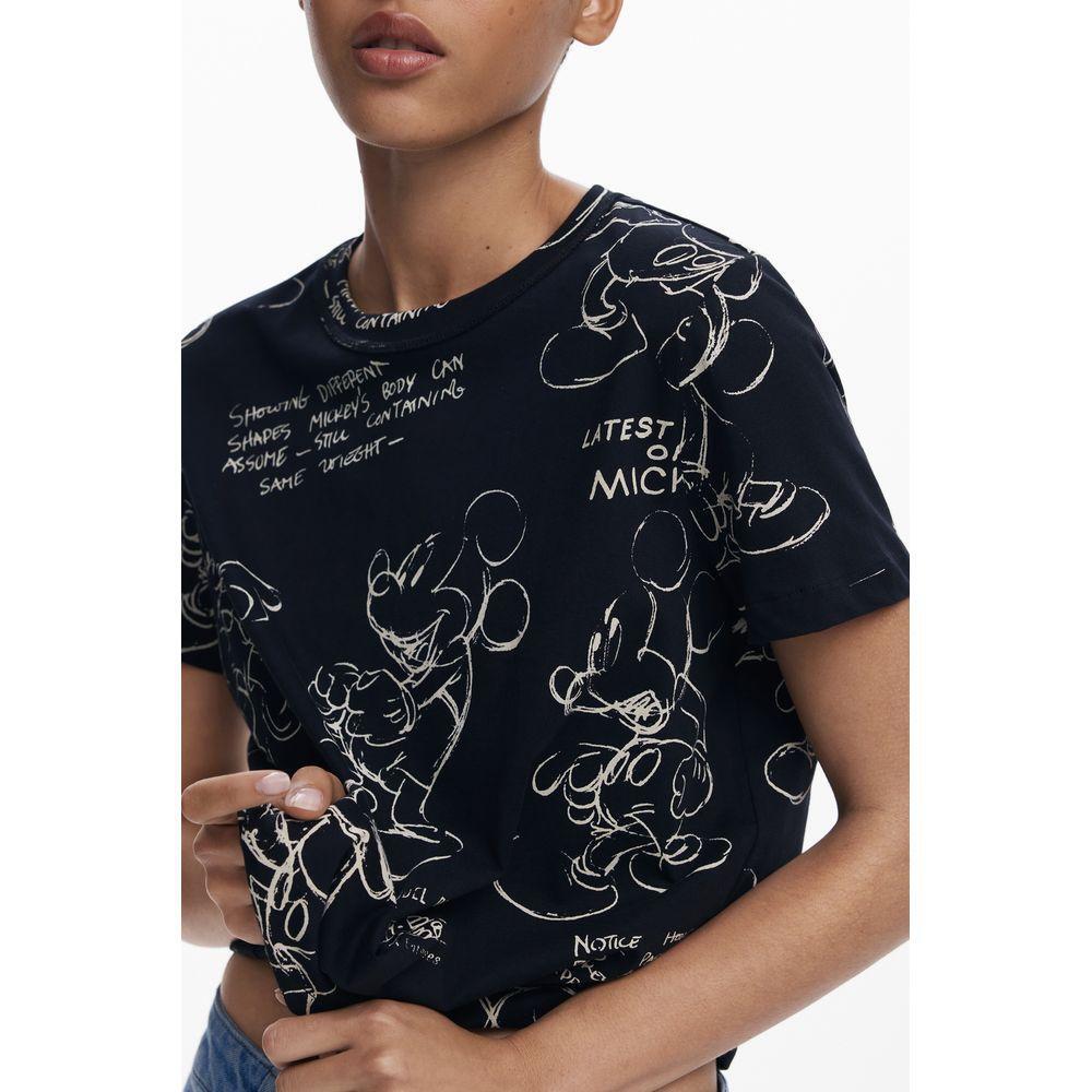 Desigual Black Cotton Women T-Shirt