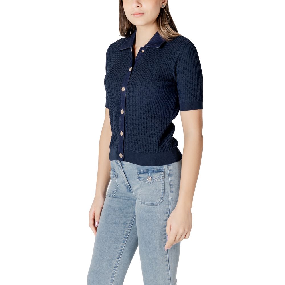 Morgan De Toi Blue Polyester Shortsleeve Shirt