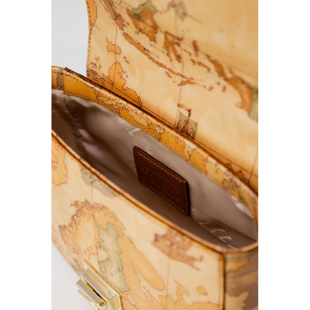 Alviero Martini Prima Classe Beige Leather Handbag