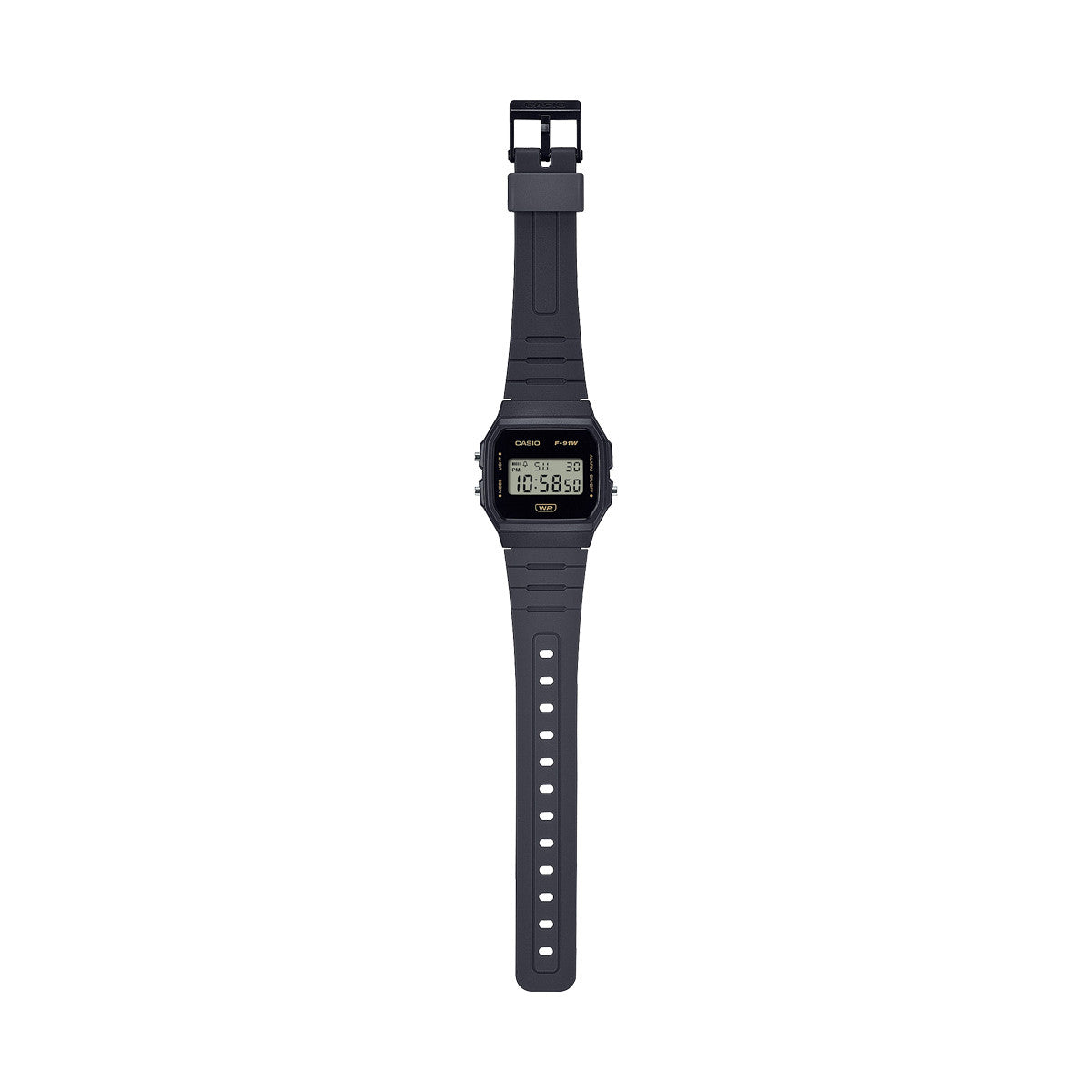 CASIO VINTAGE Mod. F-91 BIO RESIN STRAP - BLACK WATCHES