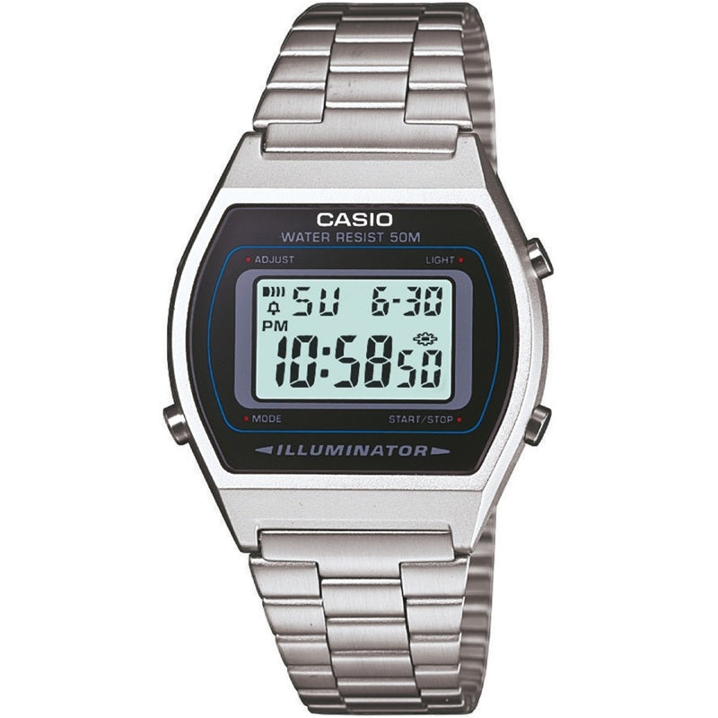 CASIO VINTAGE Mod. ILLUMINATOR - CLASSIC SILVER WATCHES