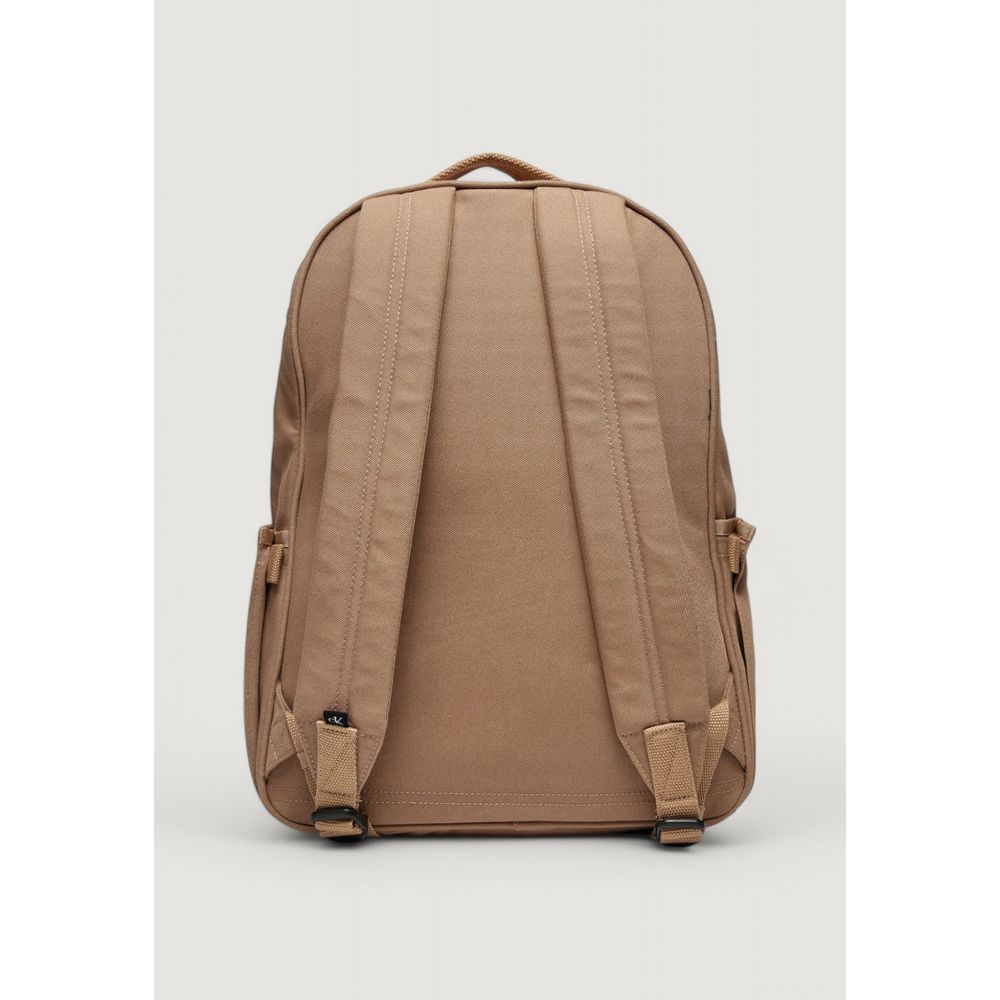Calvin Klein Jeans Beige Recycled Polyester Backpack
