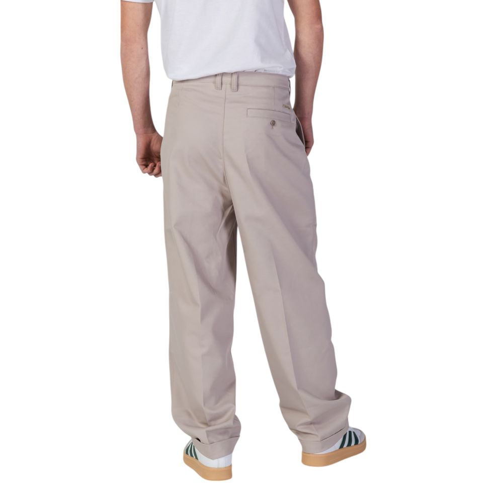 Calvin Klein Jeans Beige Recycled Polyester Casual Pants