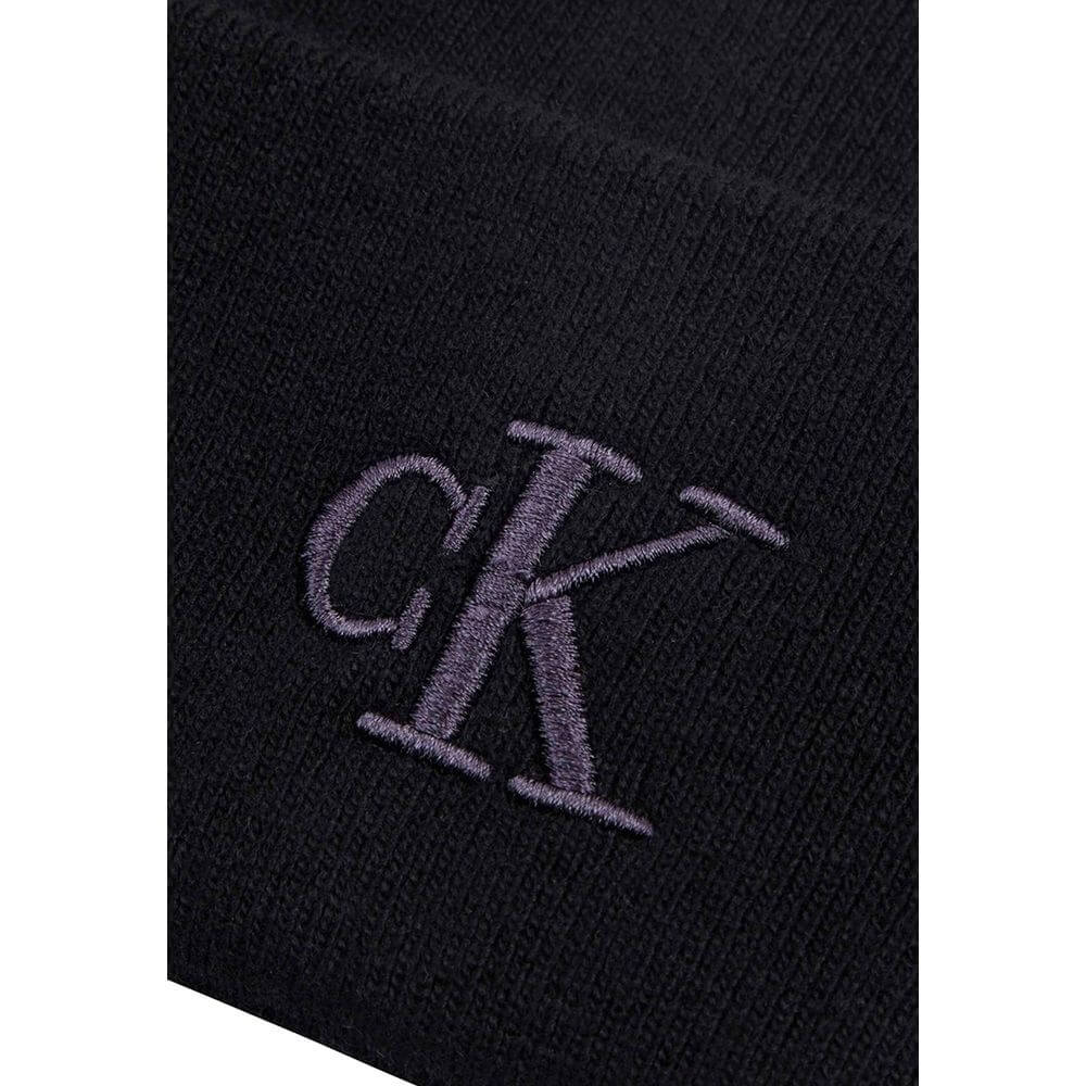 Calvin Klein Jeans Black Wool Caps Baseball Hat