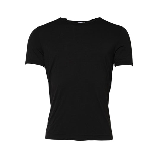 Dolce & Gabbana Black Modal Men Crew Neck Underwear T-shirt