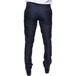 Dolce & Gabbana Blue Polyester Formal Tuxedo Pants PAN75589-48
