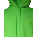 Dolce & Gabbana Green Logo Hooded Pullover Men Sweatshirt Sweater TSH87161-56