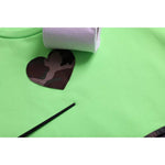 Dolce & Gabbana Green Patchwork Heart Crew Neck Pullover Sweater TSH86534-44