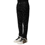 Dolce & Gabbana Gray Cotton DG Logo Straight Men Denim Jeans