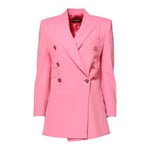 Dolce & Gabbana Pink Double Breasted Women Coat Jacket