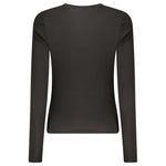 Guess Jeans Black Cotton Tops & T-Shirt