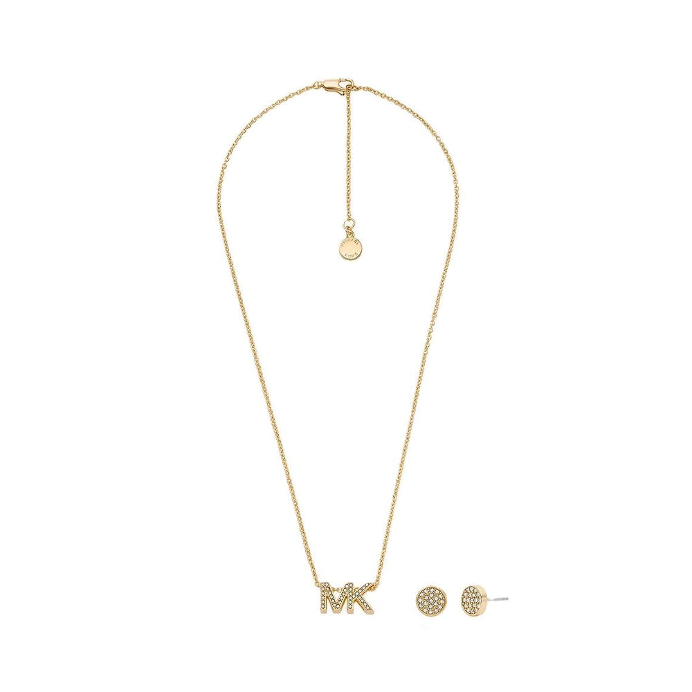 MICHAEL KORS FASHION JEWELS Mod. MKJ8019SET Special Pack Necklace + Earrings DESIGNER FASHION JEWELLERY