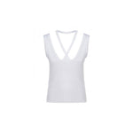 MM6 Maison Margiela Ribbed Cotton Top