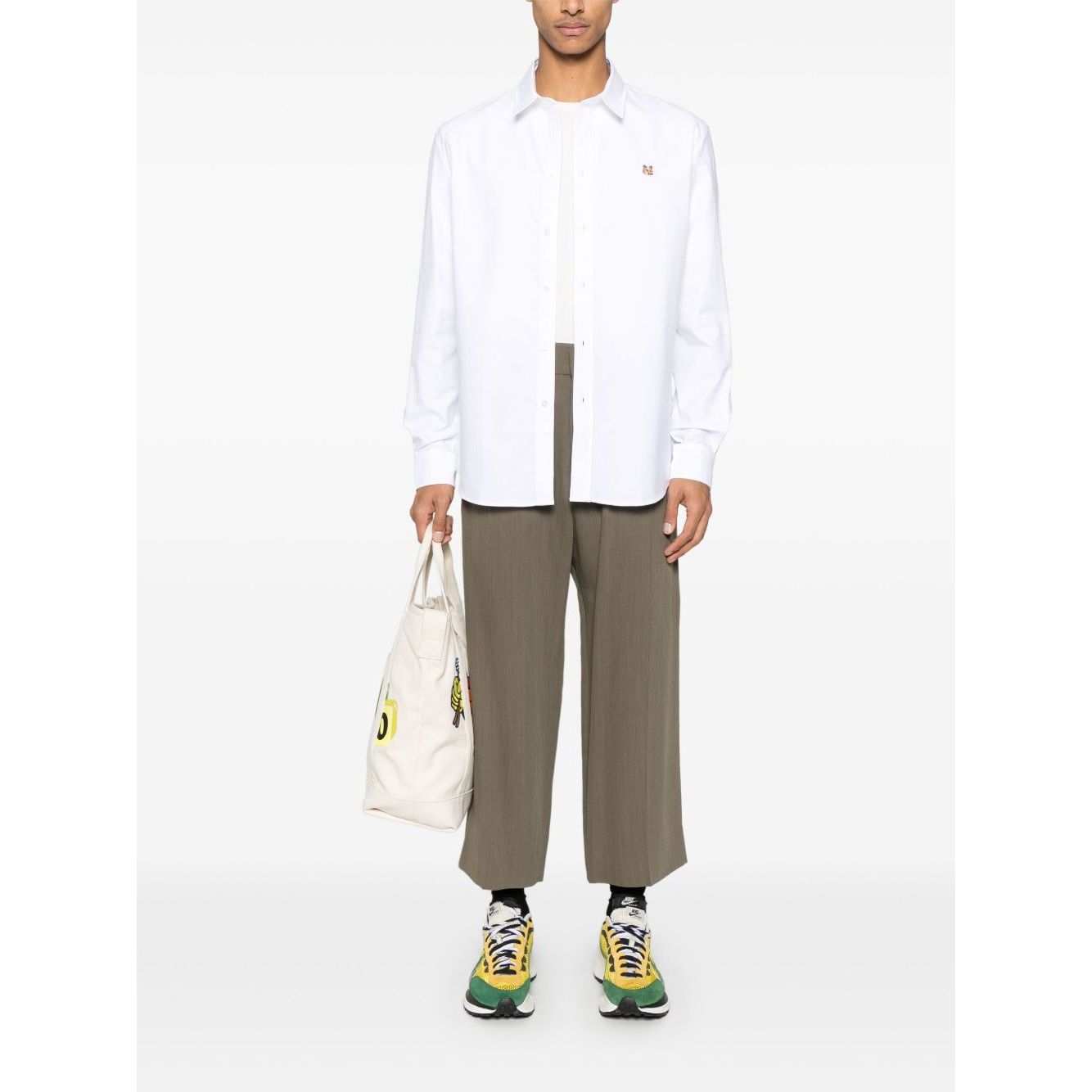 Maison Kitsuné Maison Kitsune classic shirt wth fox head logo Shirts