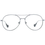 Moncler Gray Metal Glasses Frame