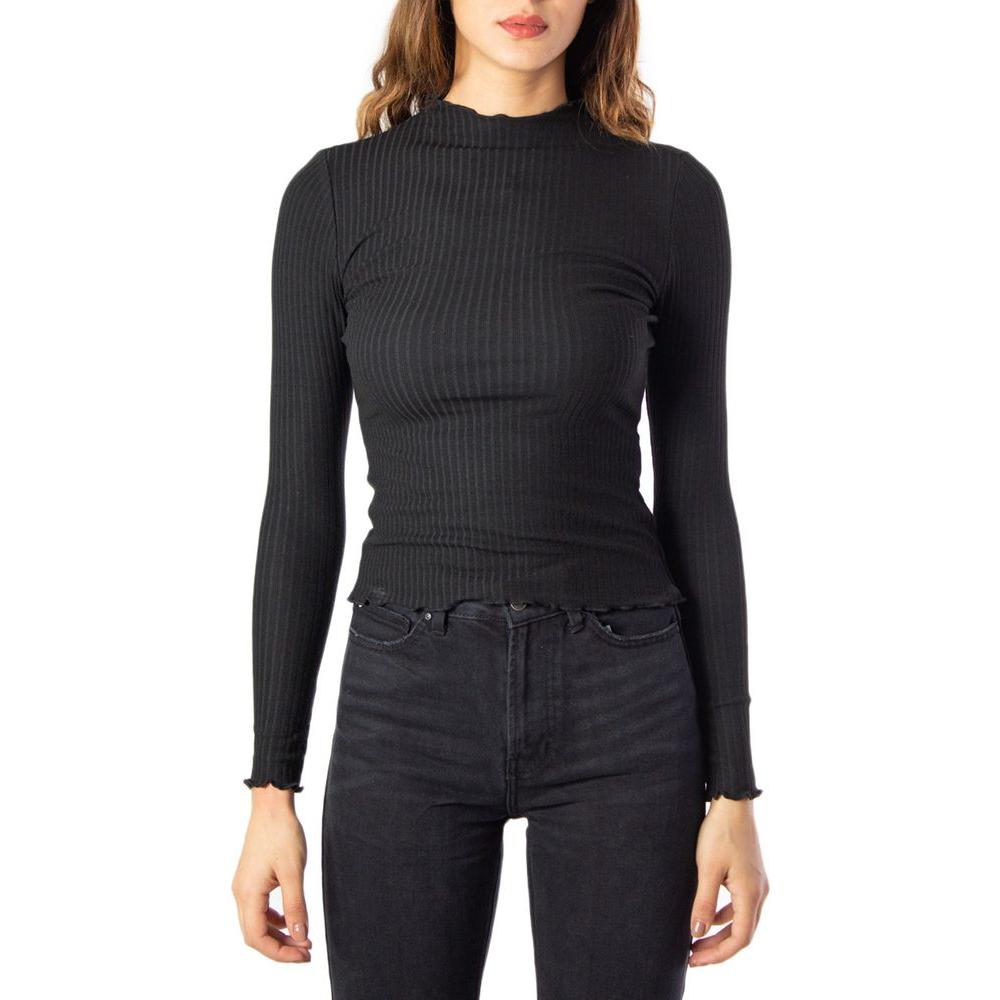 Only Black Polyester Turtleneck ON-3669300009-IT40|S