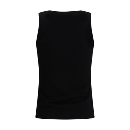 Balmain Black Cotton Top 1728,72470364320,Balmain,Black,Clothing,L,New with tags,Sportswear - Clothing,Tops - Sportswear - Clothing,Women