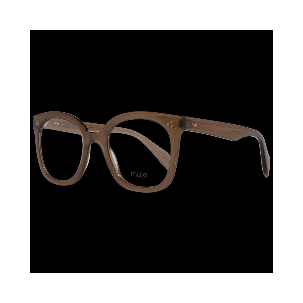 Maje Brown Plastic Glasses (Frames)