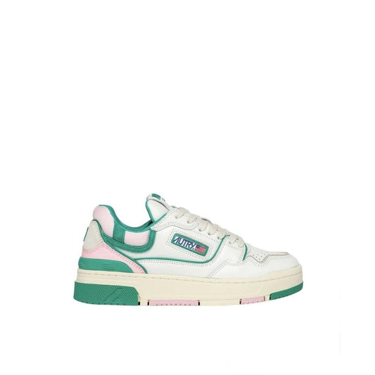 Autry White Leather Low Top Sneakers 1728,75611013280,Autry,EU36/US6,EU38/US8,EU39/US9,Low Tops - Sneakers - Shoes,New with tags,Shoes,Sneakers - Shoes,White,Women