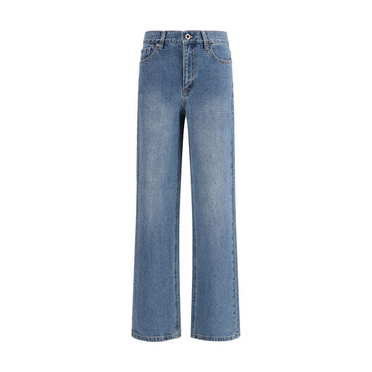 Self-Portrait Blue Cotton Straight-Leg Jeans 1728,26,27,28,72470364320,Blue,Clothing,Jeans Denim - Clothing,New with tags,Self-Portrait,Straight-Leg Jeans - Jeans Denim - Clothing,W25,Women