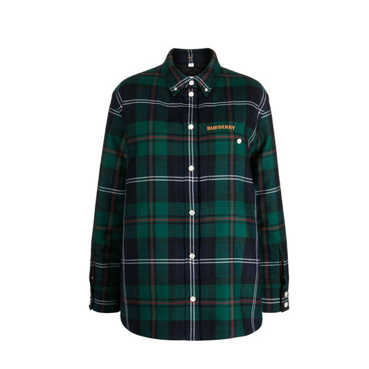 Burberry Bicolor Wool Biker Jacket