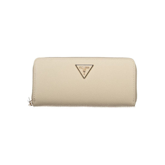 Guess Jeans Beige Polyurethane Women Wallet