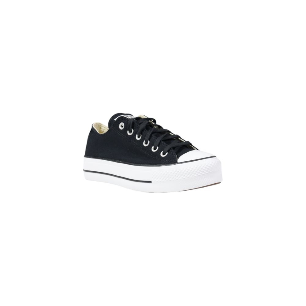 Converse Black Fabric Platform Sneakers 1728,71956299936,Black,Converse,EU36.5/US6.5,EU36/US6,EU37.5/US7.5,EU37/US7,EU38/US8,EU39.5/US9.5,EU39/US9,EU40/US10,EU41/US11,New with tags,Platform - Sneakers - Shoes,Shoes,Sneakers - Shoes,Women