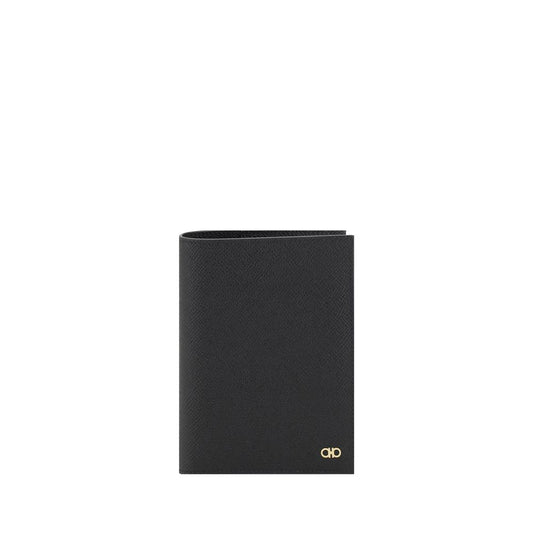 Ferragamo Black Calf Leather Bos Taurus Wallet 1728,72470364320,Accessories,Black,Ferragamo,Men,New with tags,Wallets - Accessories,Wallets - Wallets - Accessories