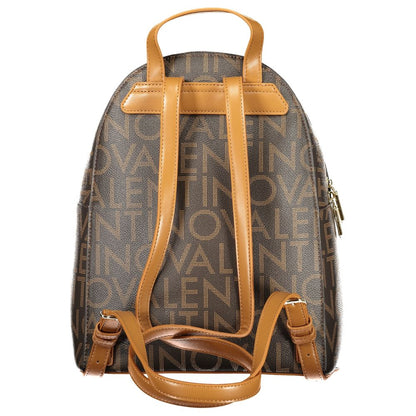 Valentino Brown Polyethylene Backpack