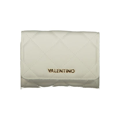 Mario Valentino Bianco Polyurethane Women's Wallet