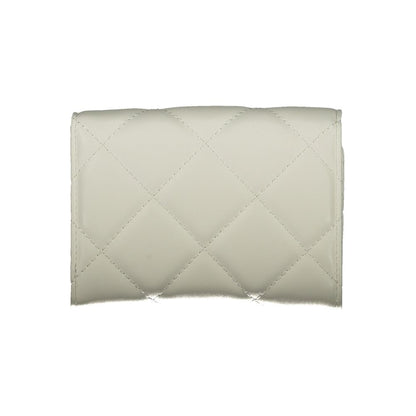 Mario Valentino Bianco Polyurethane Women's Wallet