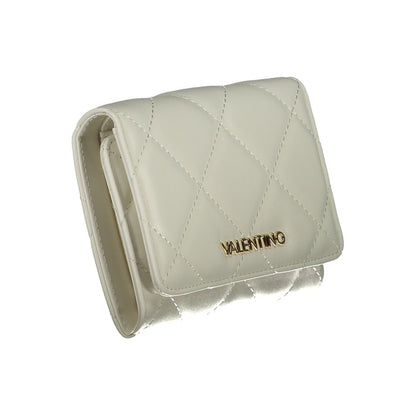 Mario Valentino Bianco Polyurethane Women's Wallet