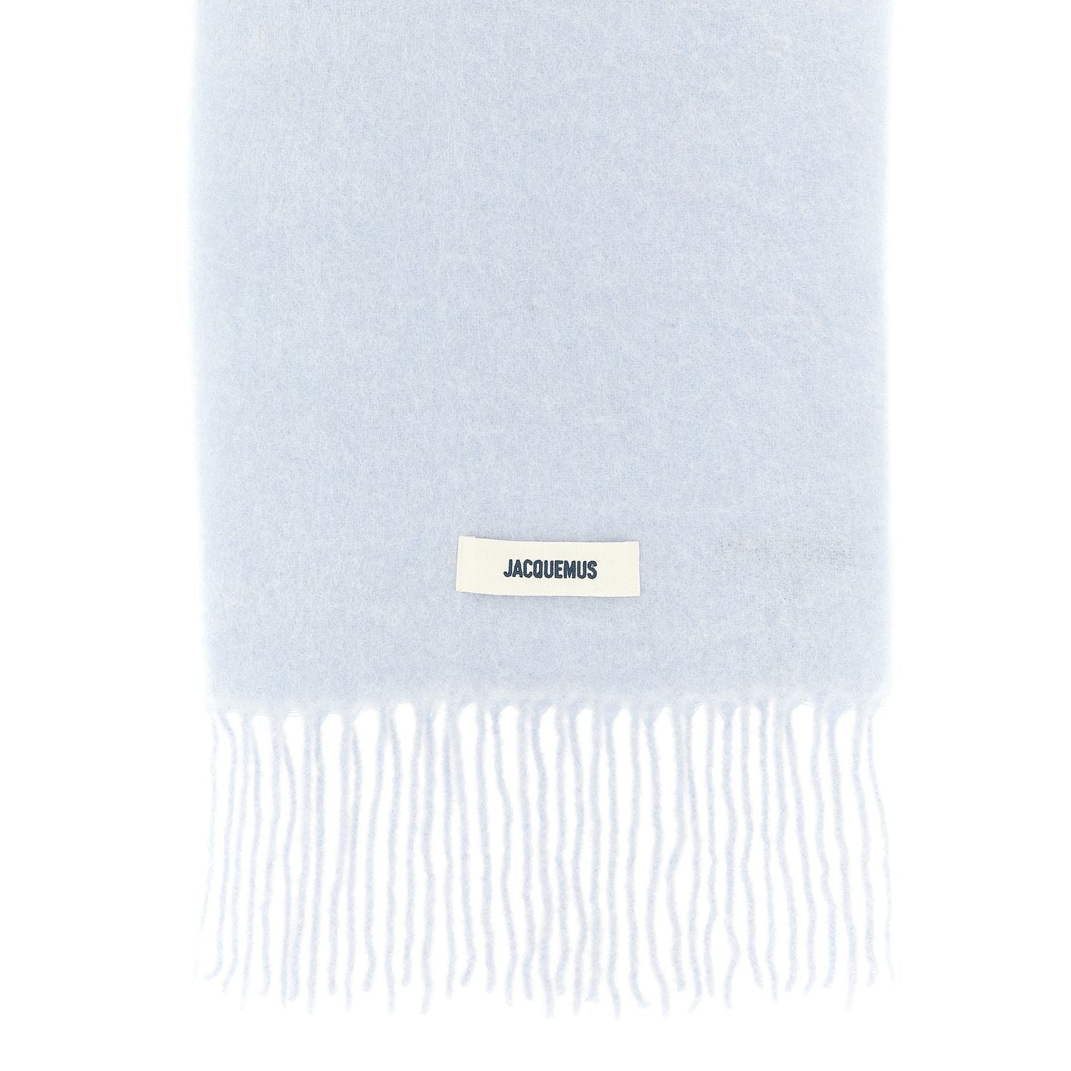 Jacquemus Blue Alpaca Leather Scarf